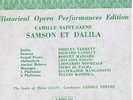 Saint-Saens SAMSON ET DALILA Verrett Cassilly 1970 Pretre - HOPE 3 LP sealed