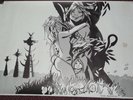 Hawkwind Barney Bubbles Poster, Ballantine, rare G, Earth Family Hawkwind