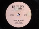 78 RPM -- Jesse Allen and His Orchestra, Duplex 9003, E- / E-V+  Blues - R&B