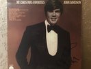 JOHN  DAVIDSON  MY CHRISTMAS FAVORITES  SIGNED 1997  VINYL RECORD ALBUM W/COA