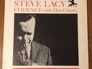STEVE LACY   EVIDENCE   with DON CHERRY   ORIG Mono LP   New Jazz   VG++