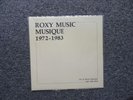 ROXY MUSIC Musique 1972-1983 RARE CANADIAN SAMPLER LP 1983 SAM 16