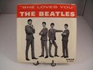 Vintage The Beatles She Loves Me/I'll Get You 45 Plus Sleeve S-4152-S  Music VGC