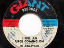 JO ARMSTEAD-I FEEL AN URGE COMING ON ON GIANT NORTHERN FUNK 45-HEAR