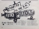Sex Pistols UK Anarchy Tour Ad - Bristol City V Leeds Utd December 1976 Punk