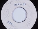 Reggae Blank 45 LARRY MARSHALL Run Babylon COXSONE HEAR VG+