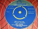 ROY YOUNG Hey Little Girl  UK 1959 Original FONTANA H 215 BRITISH RnR vg-vg+