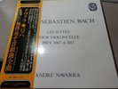ANDRE NAVARRA - BACH 6 CELLO SUITES - 3LP JAPAN STEREO NM