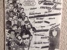 THE JAM:THE STRANGLERS:WIRE:EATER:THE ADVERTS  VINTAGE 1977 ROXY CLUB PUNK FLYER