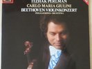 EMI 067-43 063 DIGITAL / PERLMAN Signed GIULINI BEETHOVEN Violin Concerto  / EX