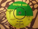 Lloyd Williams - Sad World c/w Tommy McCook - Little Bit 1966 UK 45 DOCTOR BIRD