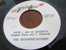 THE INTERPRETATIONS  NORTHERN SOUL FUNK HERE I AM IN GEORGIA FLAMING ARROW LABEL
