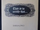 RICK PRICE MIKE SHERIDAN This Is To Certify That..GEMINI 1970 UK Original LP