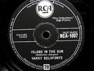 0464/ HARRY BELAFONTE-Cocoanut woman-Island in the sun-OHRWURM-Schellack