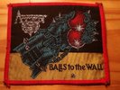 Accept Balls To The Wall Patch Aufnäher Rar Vintage Heavy Metal Scorpions Kutte