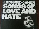 Leonard Cohen - Songs of Love and Hate Vinyl LP, original press, folk