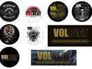 9er Set VOLBEAT DENMARK 2017 NEU Autoaufkleber Sticker Aufkleber wasserfest