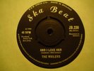 UK SKA BEAT JB 230-THE WAILERS-AND I LOVE HER/DO IT RIGHT-NR EX