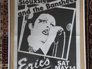 Siouxsie & The Banshees Authentic Eric's poster 1977