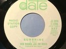 Dick Wagner and The Frosts “Sunshine” “Little Girl” PROMO 45