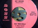 THE TREN-DELLS - That's My Desire / Let's Go Steady For The Summer (doo wop 45)