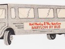 BOB MARLEY & THE WAILERS Babylon By Bus PROMO STICKER 7
