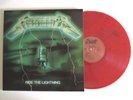 METALLICA RIDE THE LIGHTNING LP 2016 U.K. IMPORT RED VINYL GREEN COVER NEW