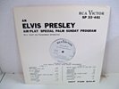 ELVIS PRESLEY air-play special palm sunday program VINYL LP rca victor SP 33-461