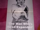 FALL POSTER   THE MAN WHO'S HEAD EXPANDED. Orig 1983 UK promo. Punk.