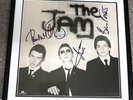 the jam fully signed in the city 1977 lp album  mounted and framed