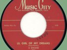 5 SWANS Lil Girl of My Dreams / Lil Tipa-Tina 45rpm Music City 1956 original