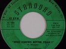 THE CHESTNUTS: Who Knows Better than I STANDORD Doo Wop Orig 45 HEAR
