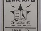 The Clash Genuine Vintage 1983 US Official Tour Amarillo Handbill Flyer