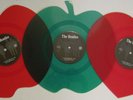 Beatles Love Me Do/P.S. I Love You:  Apple/Heart Shaped - Red/Green Vinyl Set