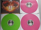 Iron Maiden - Live At Donington Pink / Green Vinyl Triple LP Fold Over Sleeve