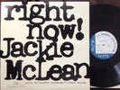 JACKIE MCLEAN RIGHT NOW BLUE NOTE BN 4215 STEREO Japan Vinyl LP