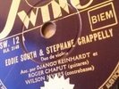Eddie South & Stephane Grappelly - Daphne / Dinah Swing 78 SW. 12 RARE Reinhardt