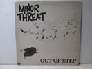 MINOR THREAT Out Of Step LP w/ insert 1st Press Black Back Cover sXe Black Flag