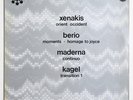 BERIO MADERNA XENAKIS KAGEL concrete electronic prospective 21e siecle 836897 LP