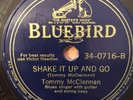 Bluebird 34-0716 Tommy McLennan SHAKE IT UP AND GO  78 rpm E
