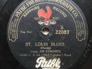 JIM EUROPE’S 369TH INFANTRY HELLFIGHTERS BAND - ‘ST.LOUIS BLUES’ PATHE 78