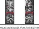 Metallica PARIS Worldwired Tour Concert poster Print Set #267+268/320,SOLD OUT