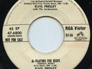 Hear- Rare Elvis Presley EP - Dinah Shore - RCA Victor 47-6800 - Promo Copy