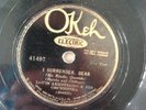 V+ LOUIS ARMSTRONG - I SURRENDER DEAR / WALKIN' MY BABY BACK HOME on OKEH 41497