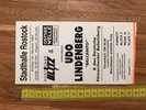 1 Stück Udo Lindenberg Eintrittskarte Ticket 25.10.1997 Rostock Belcanto