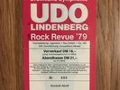1 Stück Udo Lindenberg Eintrittskarte Ticket 0202.1979 Neunkirchen Dröhnland