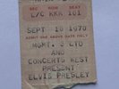 ELVIS PRESLEY-ORIGINAL 100% GENUINE 70s CONCERT TICKET-NICE SELECTION NOW LISTED