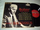 London CS 6021 Blueback Stereo LP EXC Brahms: Piano Recital, Wilhelm Backhaus