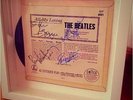 The Beatles 'All My Loving'  framed EP with signatures 45 RPM