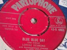 LORRAE DESMOND BLUE BLUE DAY / SODA POP HOP PARLOPHONE 50'S ROCK EX+